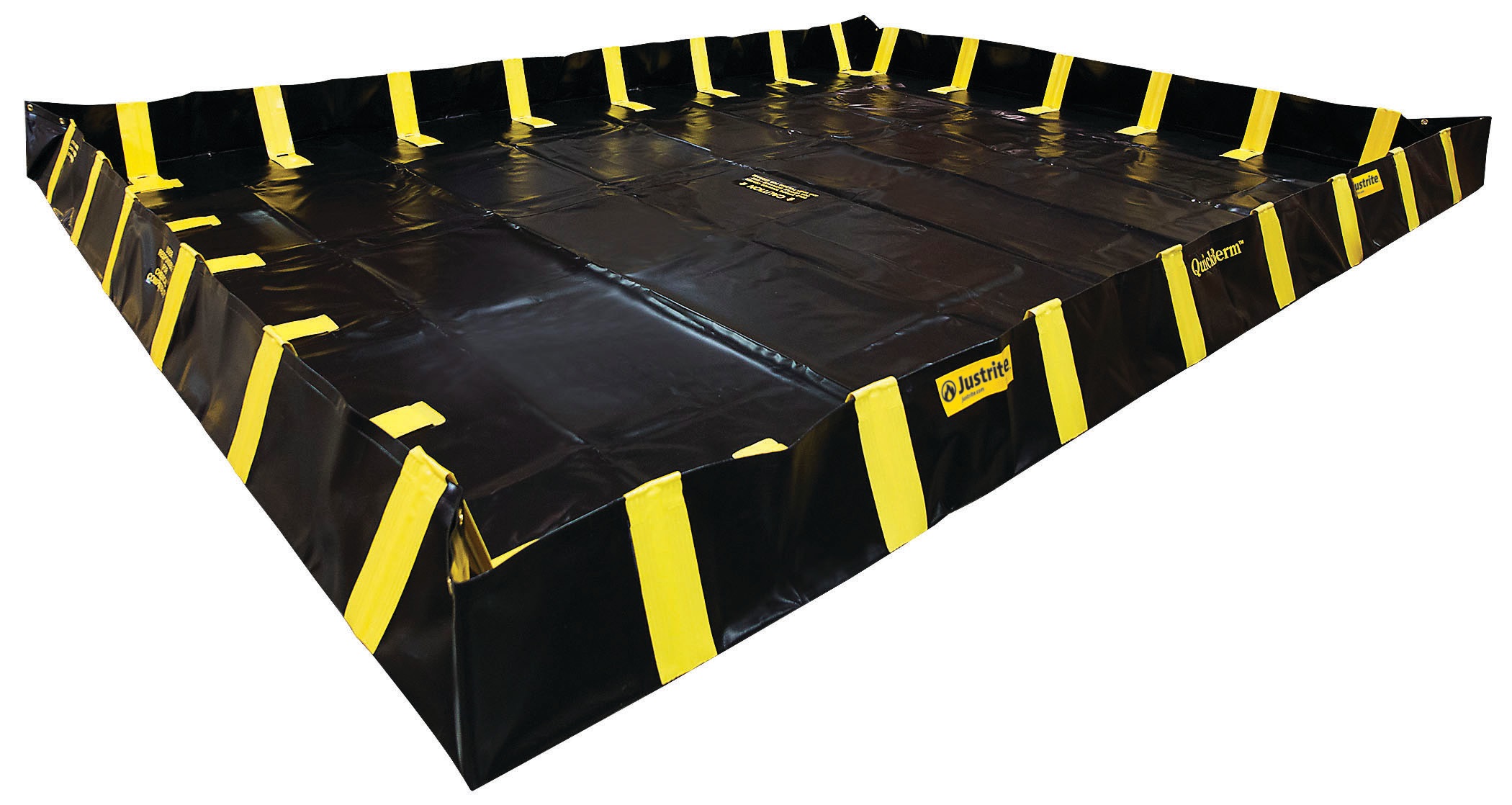 Justrite Industrial QuickBerm® in Black - Spill Containment